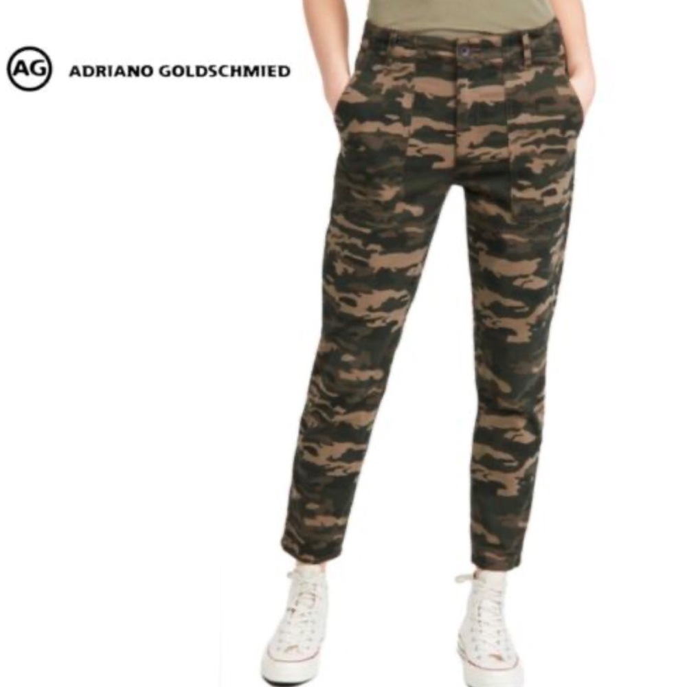 AG Adriano Goldschmied NWT Caden Fatigue Camo Tailored Trouser  - Size 27